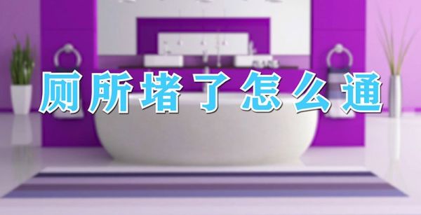 厕所堵了怎么通