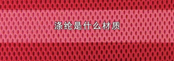 涤纶是什么材质