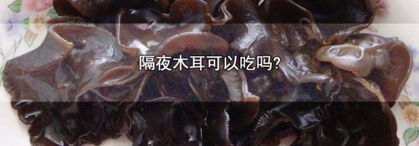 隔夜木耳可以吃吗?