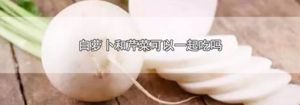 白萝卜和芹菜可以一起吃吗