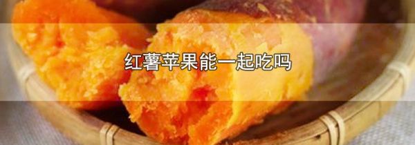 红薯苹果能一起吃吗