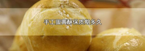 手工蛋黄酥保质期多久