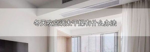冬天吹空调太干燥有什么办法
