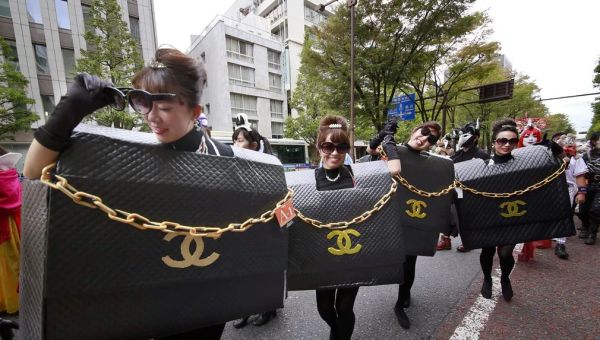 万圣节到了，日本人也躁起来了，妆容吓死个人