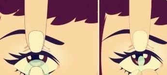 如何戴隐形眼镜？