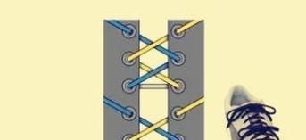 花式系鞋带的方法