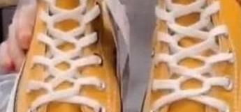 花式系鞋带的方法