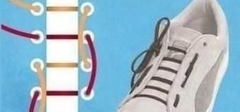 鞋带太长了该怎么系？