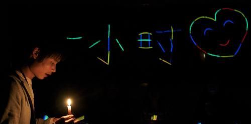 地球一小时是倡导大家如何做公益？