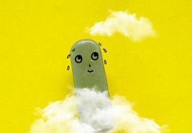 冰棍冒出的白气向上飘还是向下落？