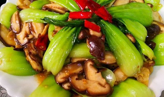 香菇炒油菜窍门