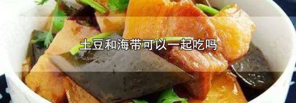 土豆和海带可以一起吃吗
