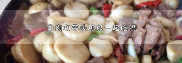 牛肉和芋头可以一起吃吗