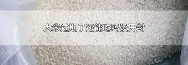 大米过期了还能吃吗没开封