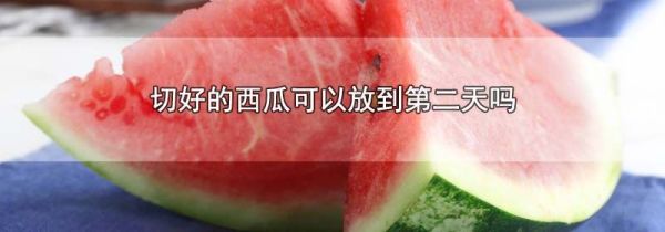 切好的西瓜可以放到第二天吗