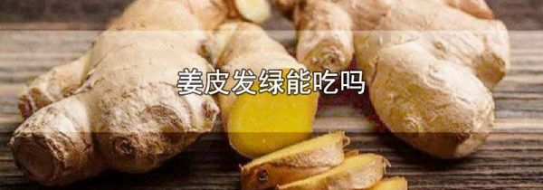 姜皮发绿能吃吗