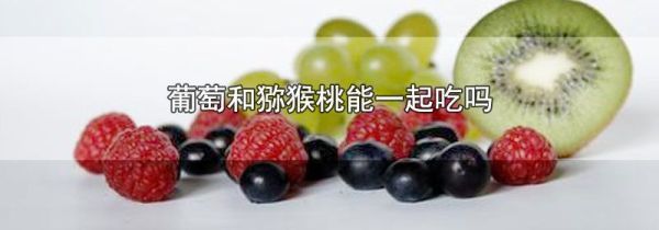 葡萄和猕猴桃能一起吃吗