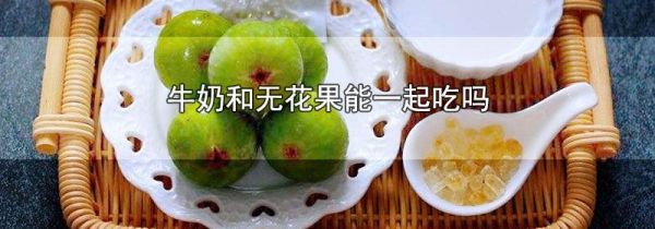 牛奶和无花果能一起吃吗