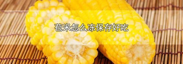 苞米怎么冻保存好吃