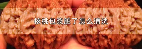 核桃包浆脏了怎么清洗