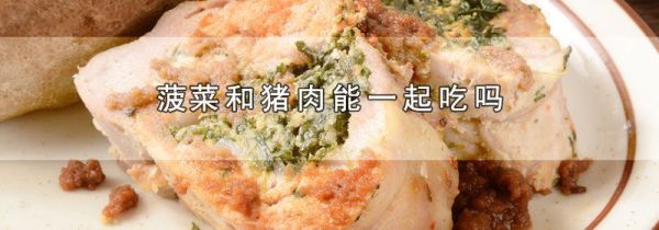 菠菜和猪肉能一起吃吗
