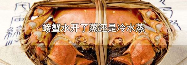 螃蟹水开了蒸还是冷水蒸