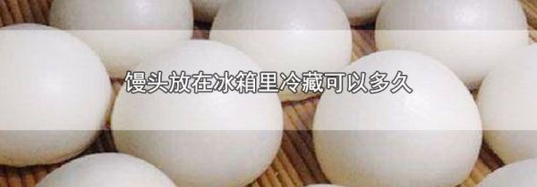 馒头放在冰箱里冷藏可以多久