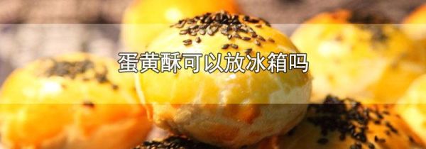 蛋黄酥可以放冰箱吗
