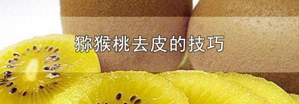 猕猴桃去皮的技巧