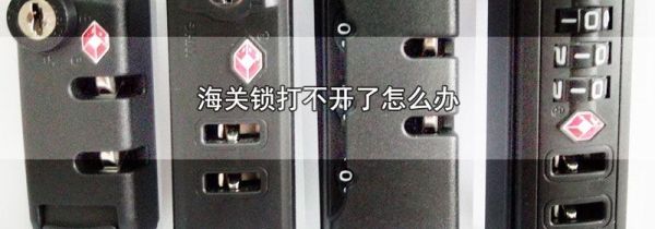 海关锁打不开了怎么办