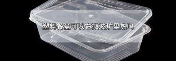 塑料餐盒可以在微波炉里热吗