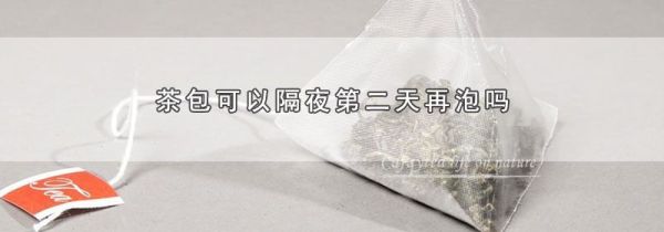 茶包可以隔夜第二天再泡吗