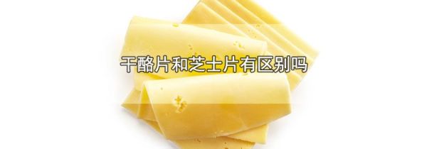 干酪片和芝士片有区别吗