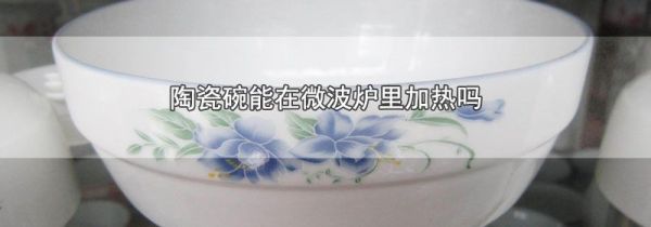 陶瓷碗能在微波炉里加热吗