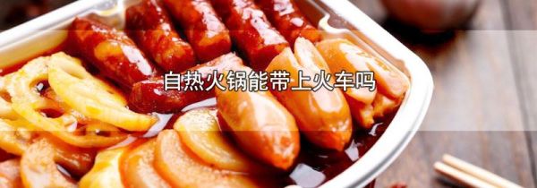 自热火锅能带上火车吗