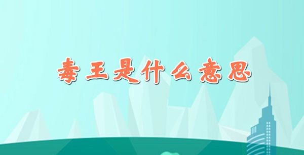 毒王是什么意思