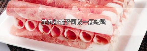 羊肉和橘子可以一起吃吗