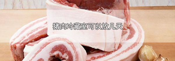 猪肉冷藏室可以放几天