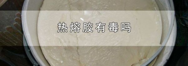 热熔胶有毒吗
