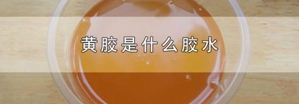 黄胶是什么胶水