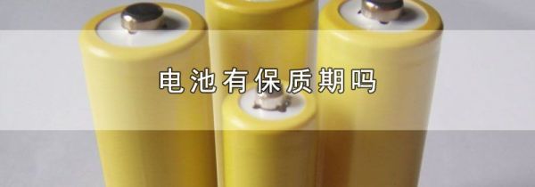 电池有保质期吗