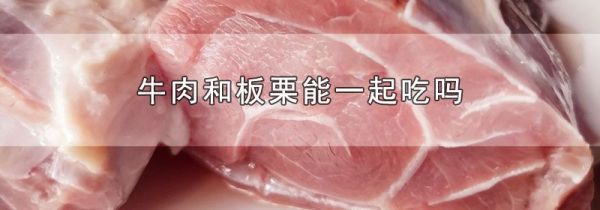 牛肉和板栗能一起吃吗