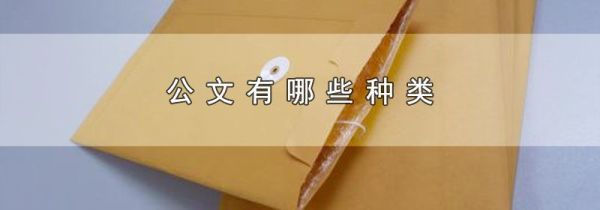 公文有哪些种类