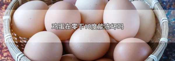 鸡蛋在零下10度能冻坏吗
