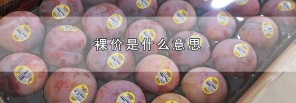 裸价是什么意思