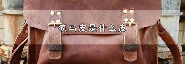 疯马皮是什么皮