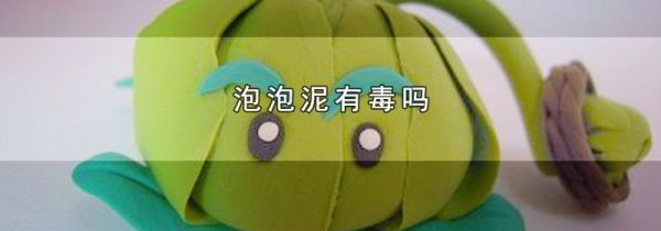 泡泡泥有毒吗