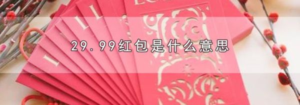 29.99红包是什么意思
