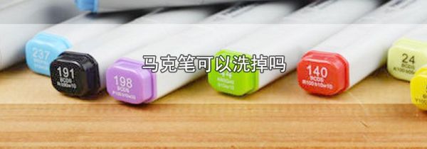 马克笔可以洗掉吗