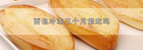 面包冷冻三个月能吃吗